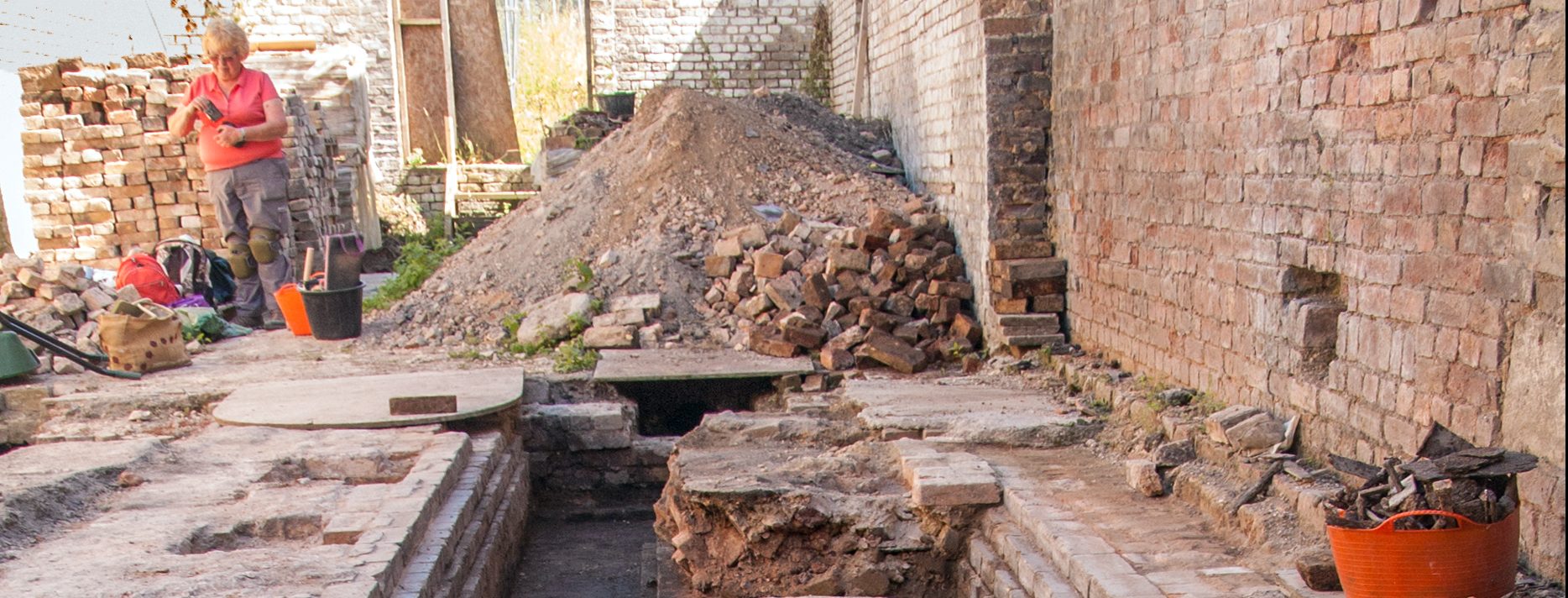 Archaeological excavation.