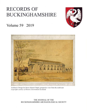 Cover of Vol 59 of Records of Bucks