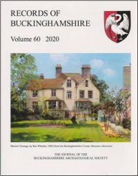Records of Bucks cover showing Bierton Vicarage.