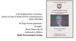 Buckinghamshire letters of Isaac D'Israeli