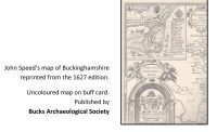 John Speed's Map of Buckinghamshire