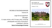 Records of Buckinghamshire 54